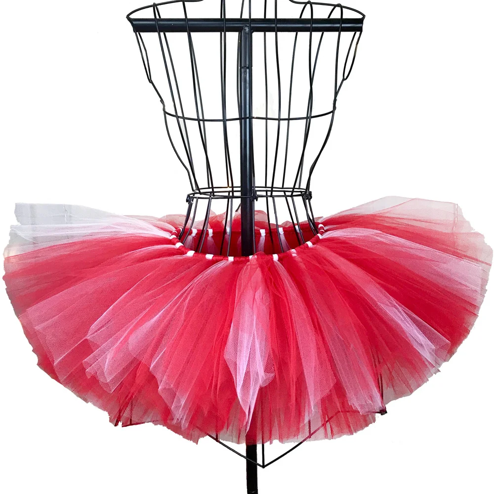 red and white tutu skirt