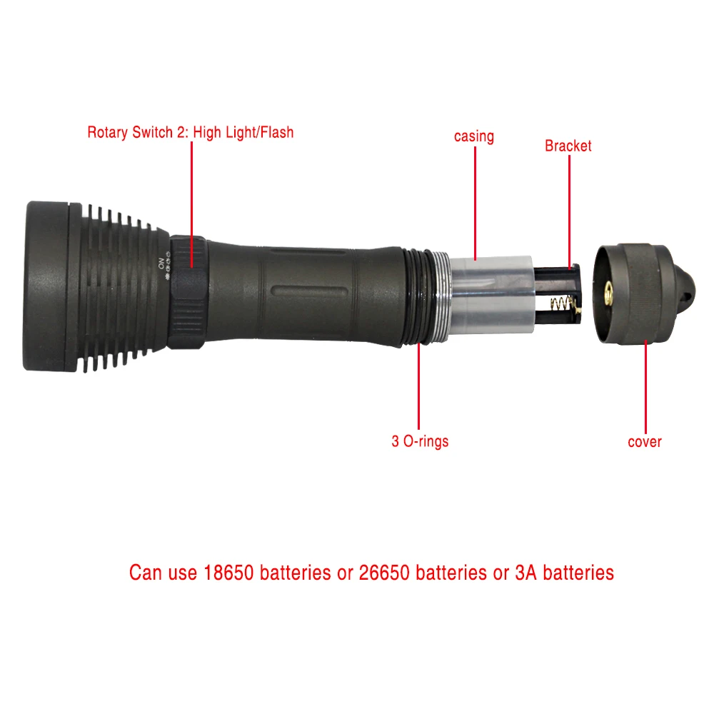 diving flashlight