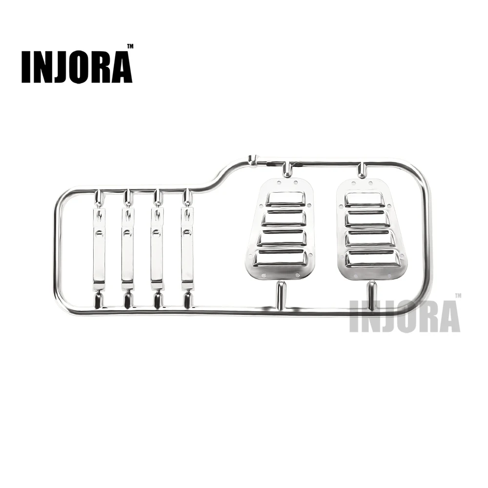 

TRX4 Plating Plastic Door Handle & Intake Grille Cover Kit for 1/10 RC Crawler Traxxas TRX-4 TRX 4