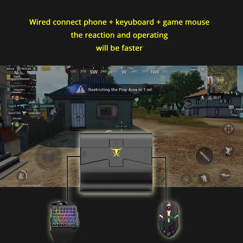 BattleDock адаптер PUBG мобильный Геймпад контроллер игровая мышь клавиатура конвертер