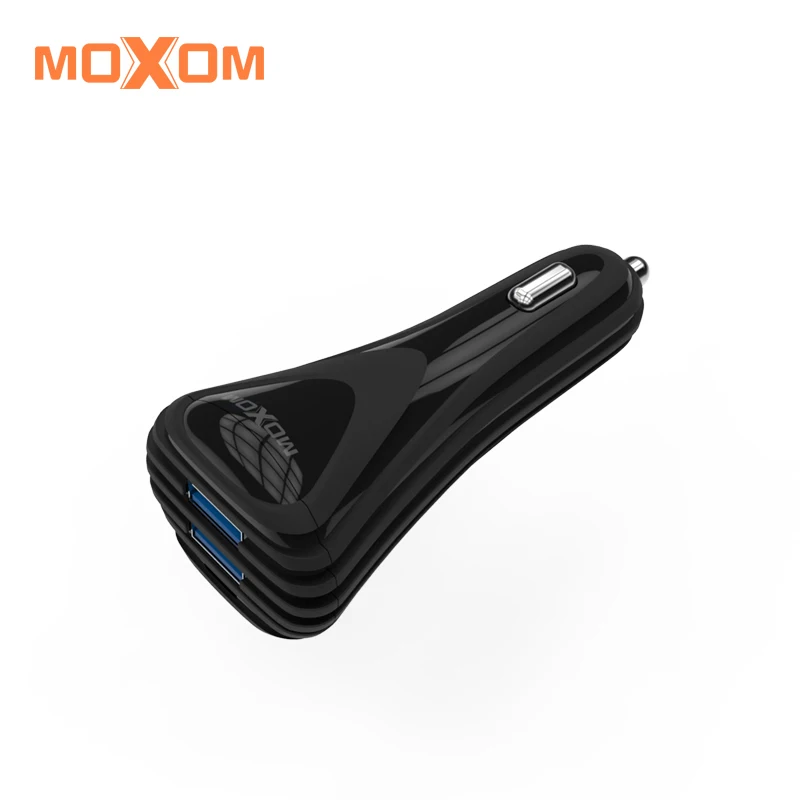 Автомобильное зарядное устройство MOXOM USB А настенное адаптер 2 порта