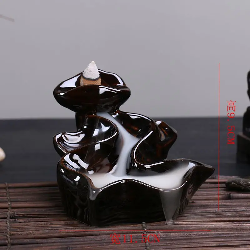 2016 Creative Home Decor flowing stream tower incense Holder Creative