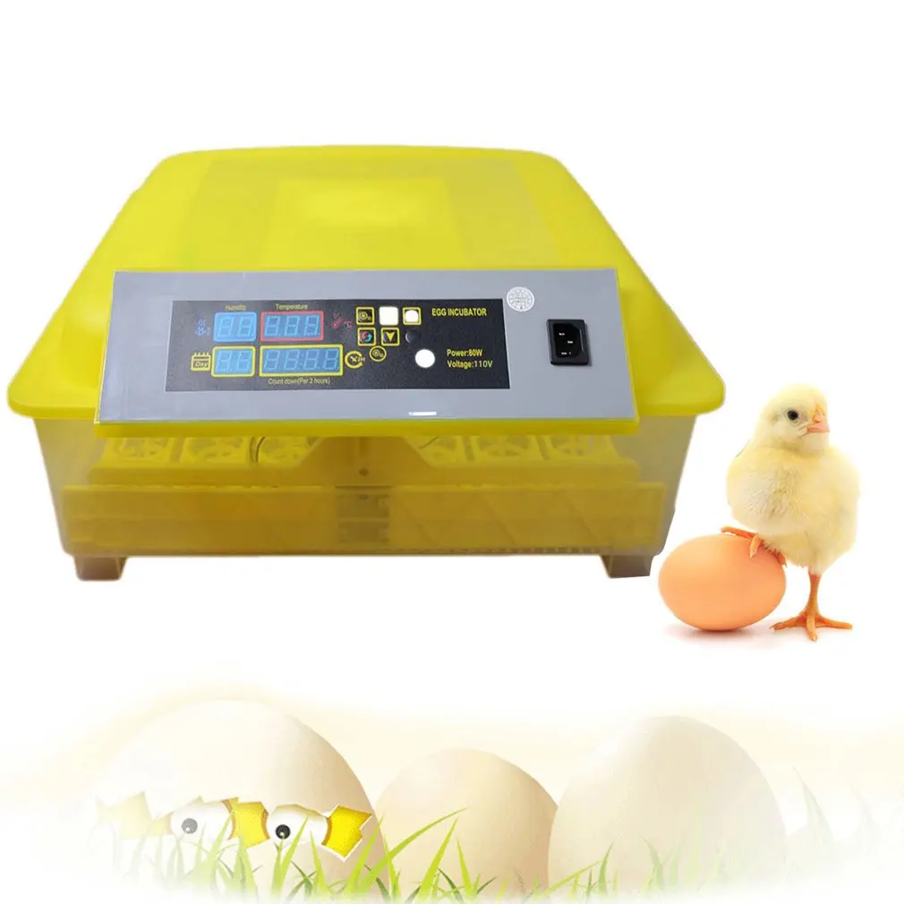 

48 Hole Automatic Egg Turning Incubator Digital Incubator Temperature Control for Chicken Poultry Hatcher Ducks Goose Birds