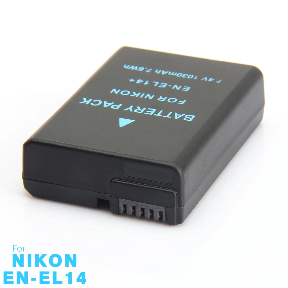 EN EL14 ENEL14 1030mAh аккумуляторная камера для Nikon P7000 P7100 P7200 P7700 P7800 D3100 D3200 D5100 D3300 D5200 D5300|en