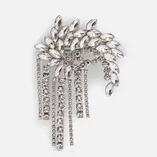 Dvacaman ZA, роскошные индийские свадебные украшения для волос, аксессуары, хрустальные бусины, заколки для волос с бахромой, заколки для волос, заколка для женщин и девочек