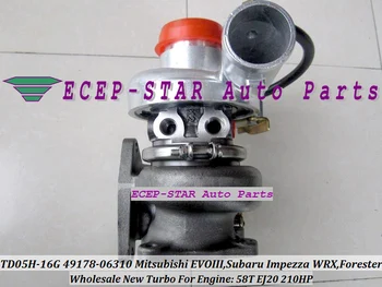 

Free Ship TD05-16G 49178-06310 49178 06310 14412AA092 Turbo Turbocharger For Mitsubishi EVO 3 For SUBARU Impezza 58T 2.0L 210HP