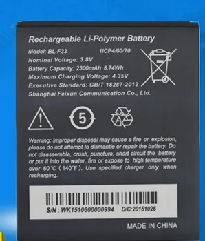 

FOR PHICOMM C730LW c630lw/E653Lw BL-F33 battery Rechargeable Li-ion Built-in battery lithium polymer battery