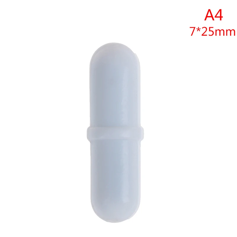 A4 Горячее предложение! Распродажа! 1 шт. PTFE магнитная мешалка белый цвет без поворотного кольца 7 размеров - Цвет: A4
