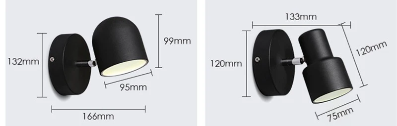 Поворотный Настенный светильник креативный настенный светильник деревянный Настенный бра E27 спальня освещение черный/белый прикроватная лампа для чтения