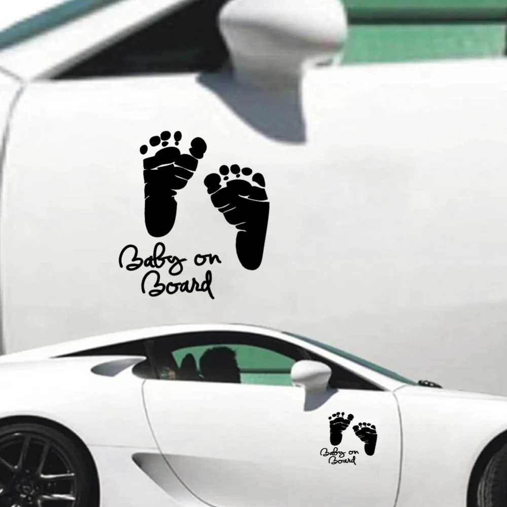 Reflektif Stiker Mobil Keren Lucu Bayi On Babi Hutan Otomatis Stiker