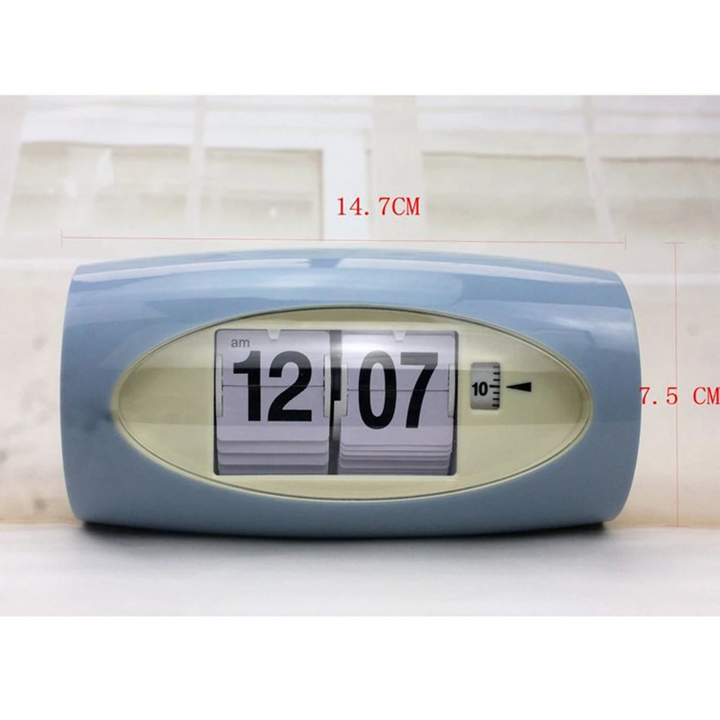 Auto Flip Clock Table Alarm Clock Kids Retro Classic Watch Home Bedroom Decor Desk Clock Digital Table Clock
