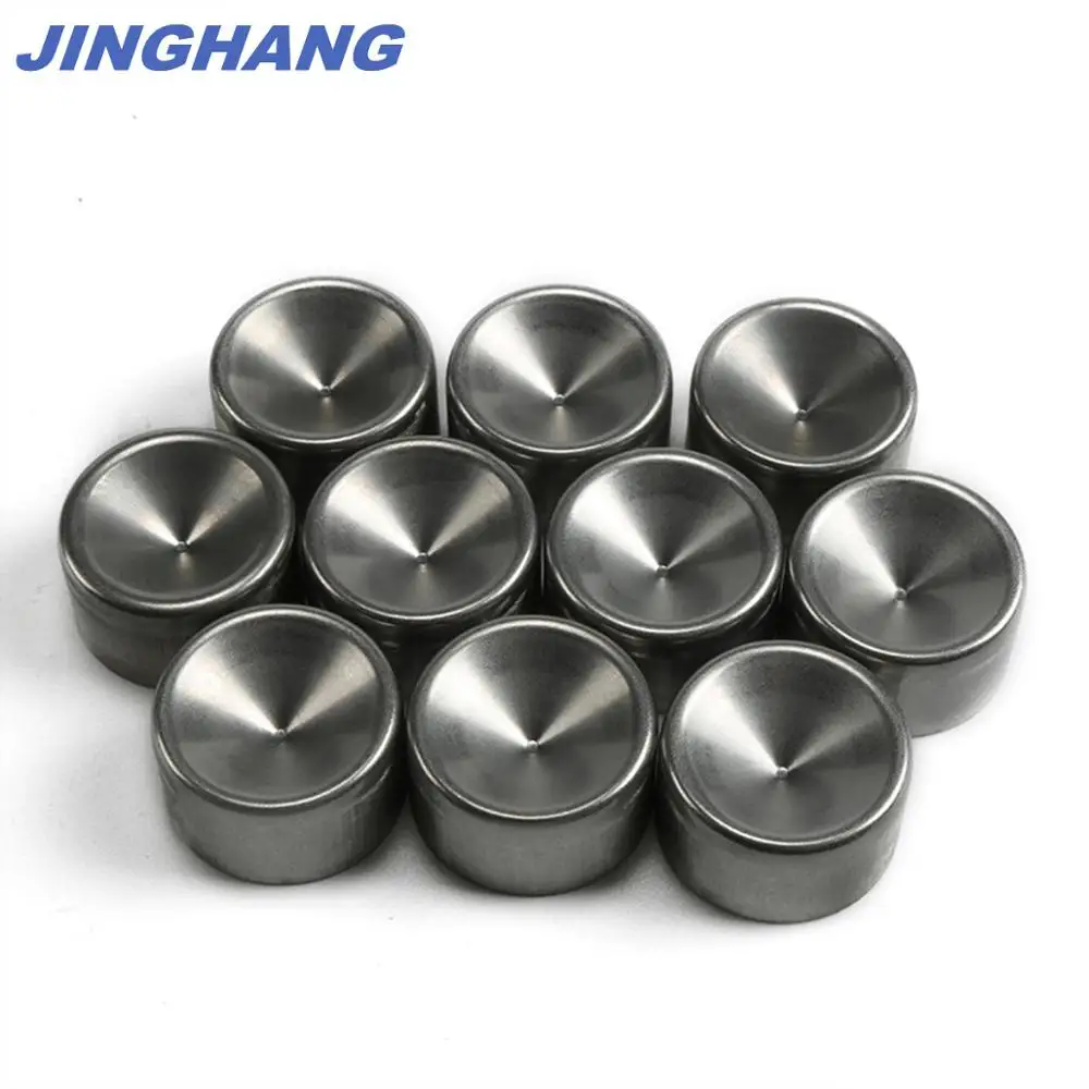 10 pc Freeze plug 1.345" High Wall Stainless Steel For Maglite