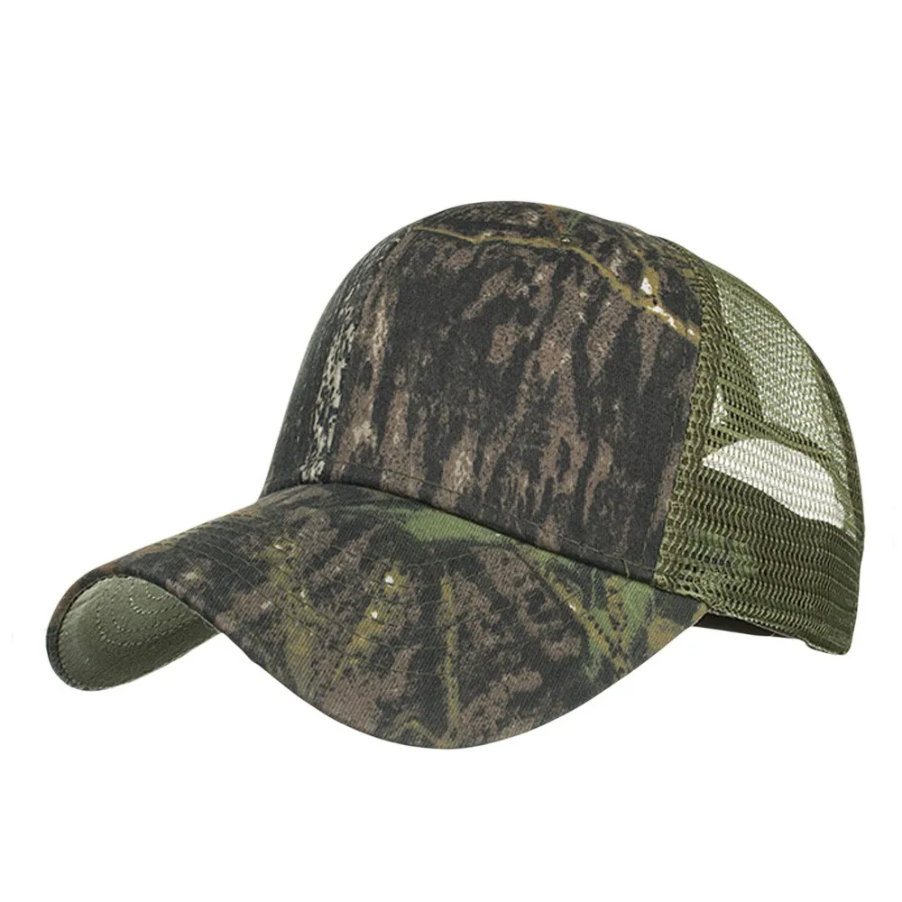 

Fashion Women Men Adjustable Camouflage Summer Cap Mesh Hats Baseball Hat Shade Camouflage printed mesh cap baseball cap