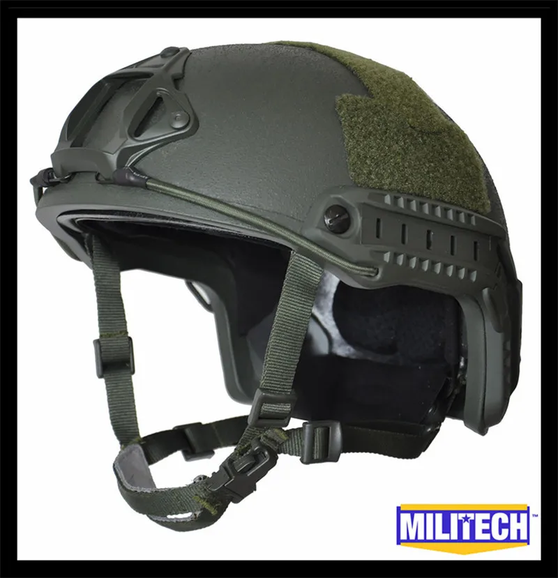 MILITECH Оливер Drab OD цвет банджи шнуры с крючком для шлем NVG рельсы системы DEVGRU OPS быстро Mich ACH PASGT Gentex шлемы