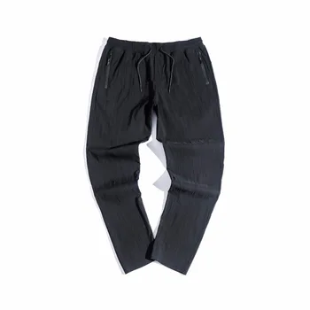 

Young Men's Elastic Black High Quality Super Large Fashion Casual Loose Long Pants Drawstring Pockets Trousers Size XL-5XL 6XL