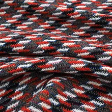 Красный женский силуэт импортная саржа микро-флэш шерстяной твид ткань для пальто Рождество telas tecido tela потертый шик tissu