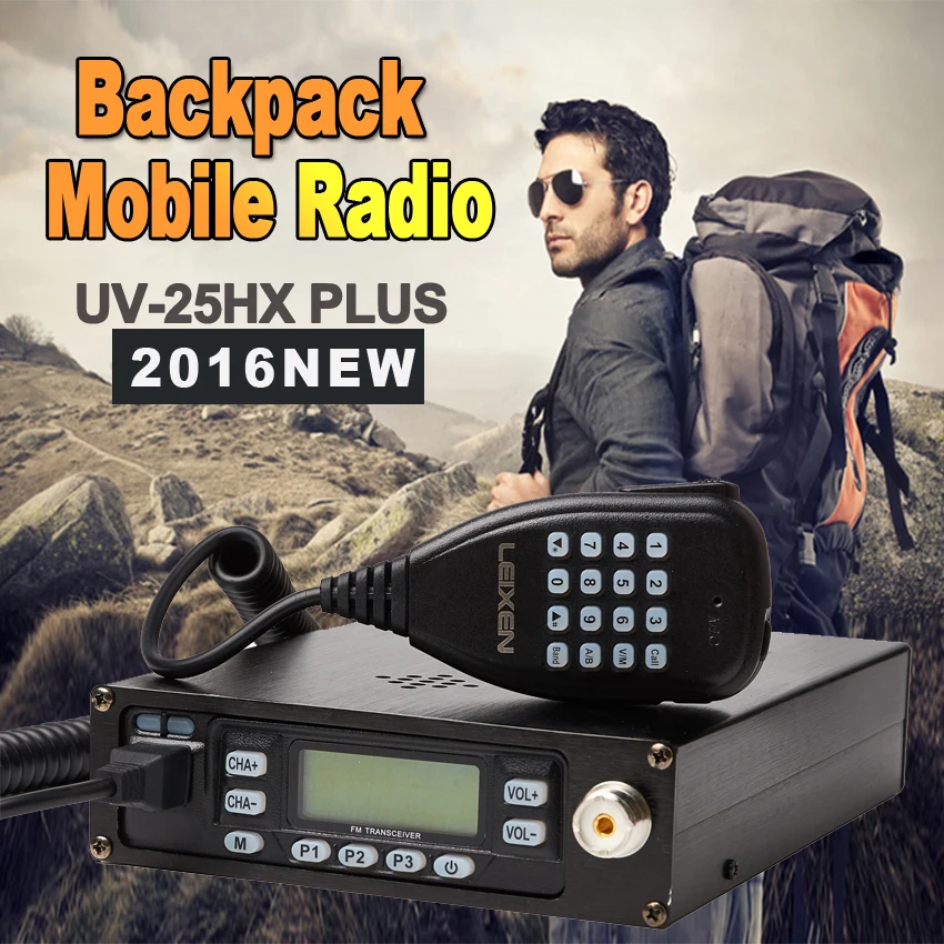 Oringnal бренд leixen uv 25hx плюс Двухканальные рации Мобильное радио трансивер УКВ/ДМВ