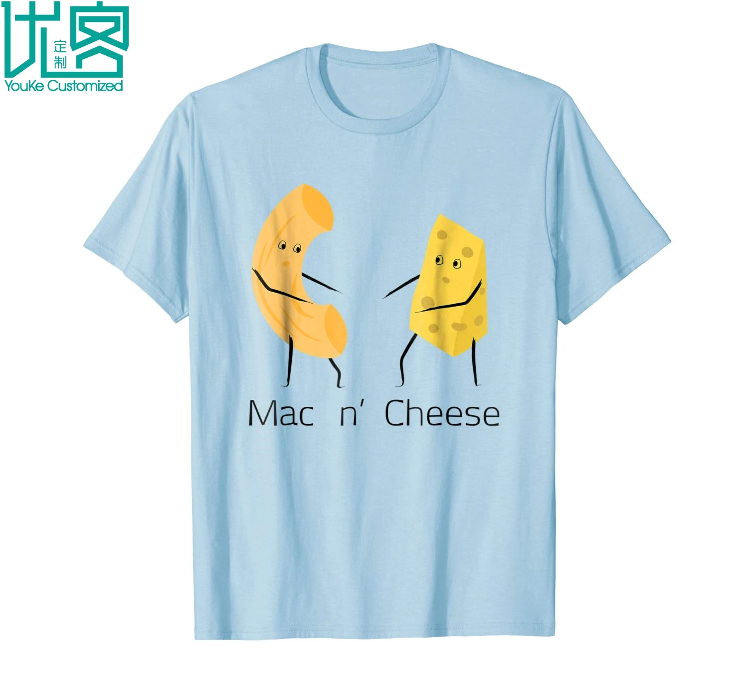 Mac N Cheese Flossing Funny Shirt 2021 Summer Men's Short Sleeve T-Shirt | Мужская одежда