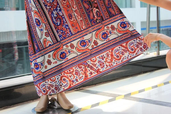 long chiffon skirt