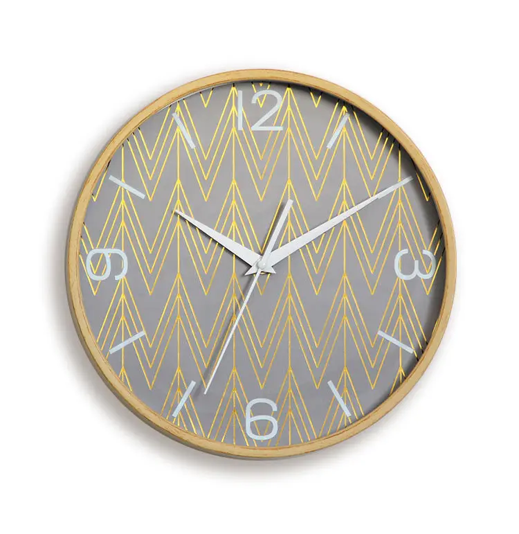 

Nordic Minimalist Gold Wall Clock Abstract Modern Mute Wall Clocks Europe Luxury Vintage Round Silently Clocks Wall Home Decor