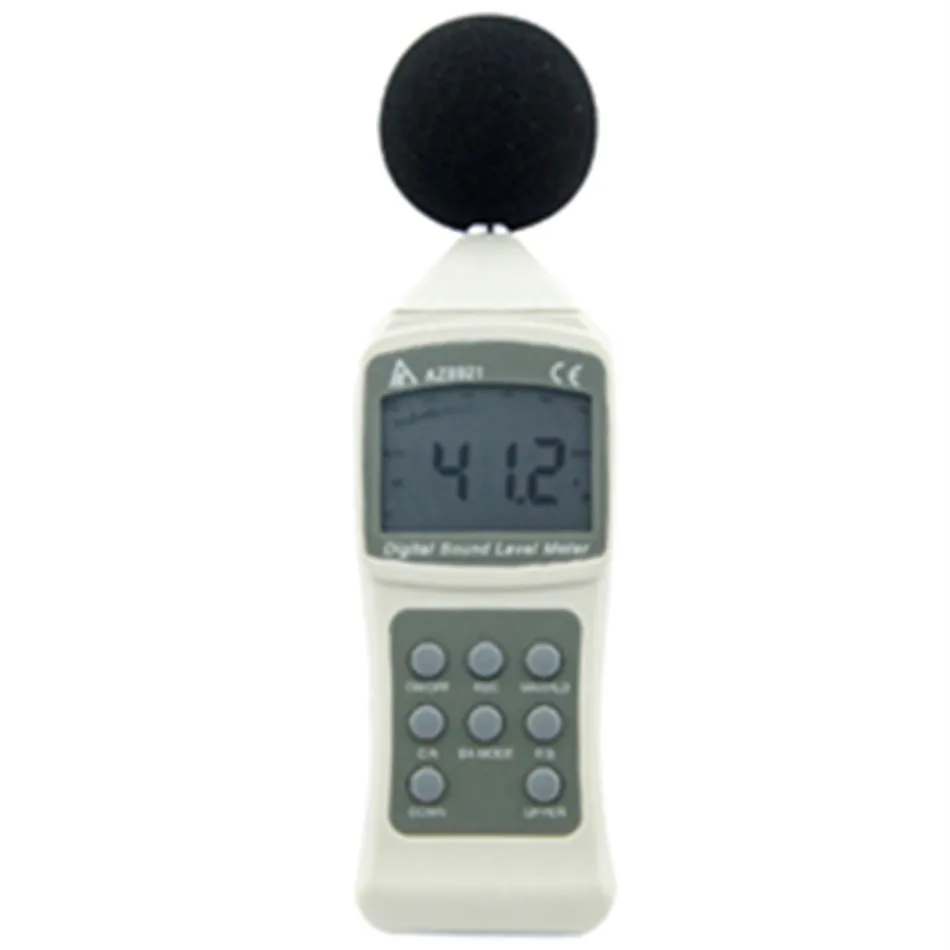 

AZ8921 LCD Digital Sound Level Meter Noise Detector Decibel Unique Background Auto / Manual Ranging