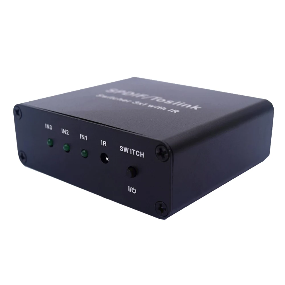 Buy SPDIF TOSLINK Digital Optical Audio Switcher Three
