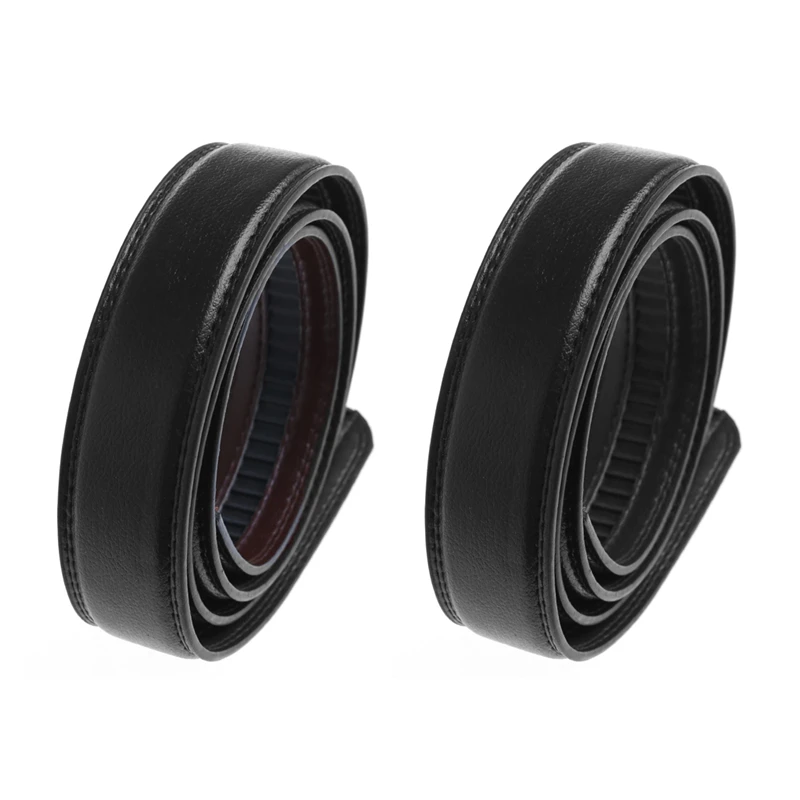 

Male Black Luxury Men Faux Leather Belt Wristband Strap With Automatic Buckle