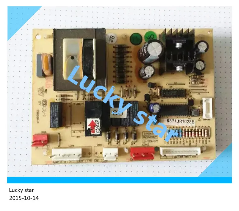 95% новая для LG холодильник компьютерная плата, монтажная плата GR-S31NARE/NADE LG-T23-PJT 6871JR1028B 6871JR1028 доска хорошая работа