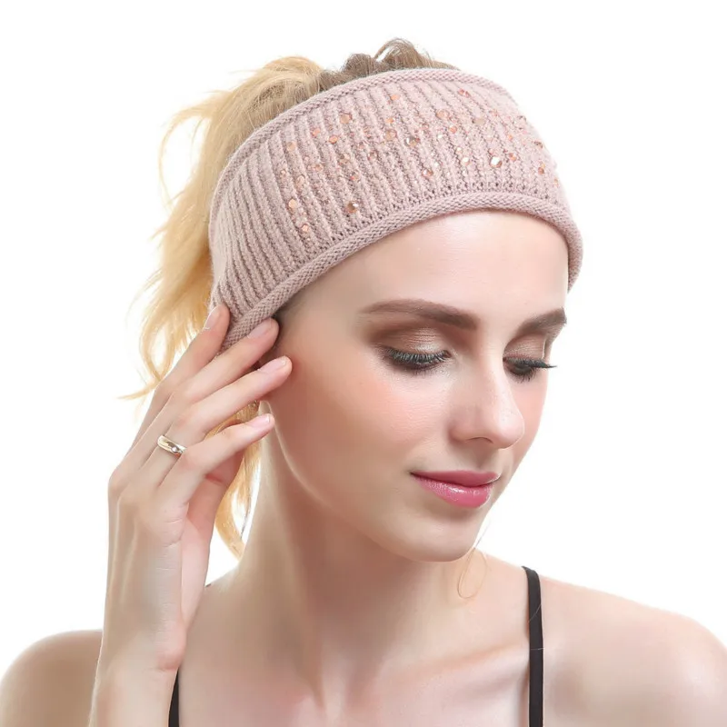 New Pattern Knitting Cashmere Head Bring Skullies Wool Knitted Caps
