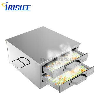 

2 layer Commercial Steamed Sausage Machine Intestinal Powder Meat Steaming Machine Chinese Intestine Powder Steaming Pan