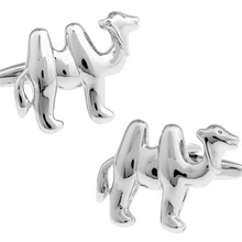 Запонки с изображением верблюдов серебро медь животный дизайн лучший подарок для мужчин запонки оптом и в розницу