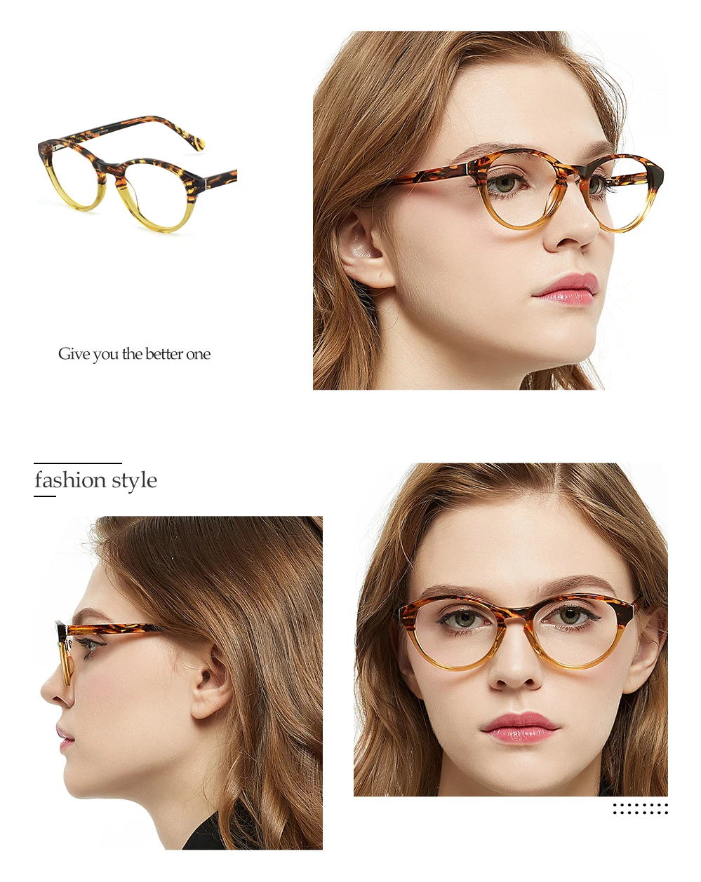 Оптические очки для близорукости, Женские оправы для очков с дальнозоркостью, подарок для родителей, прозрачные очки с коробкой, Маре аззуро, W-CIOE