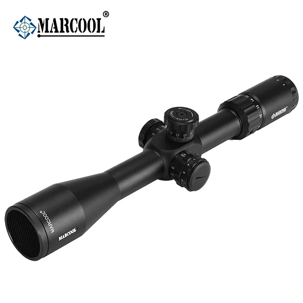 Оптические прицелы Marcool EVV 4 16X44 SFIR FFP с сеткой дальномера оптические красной