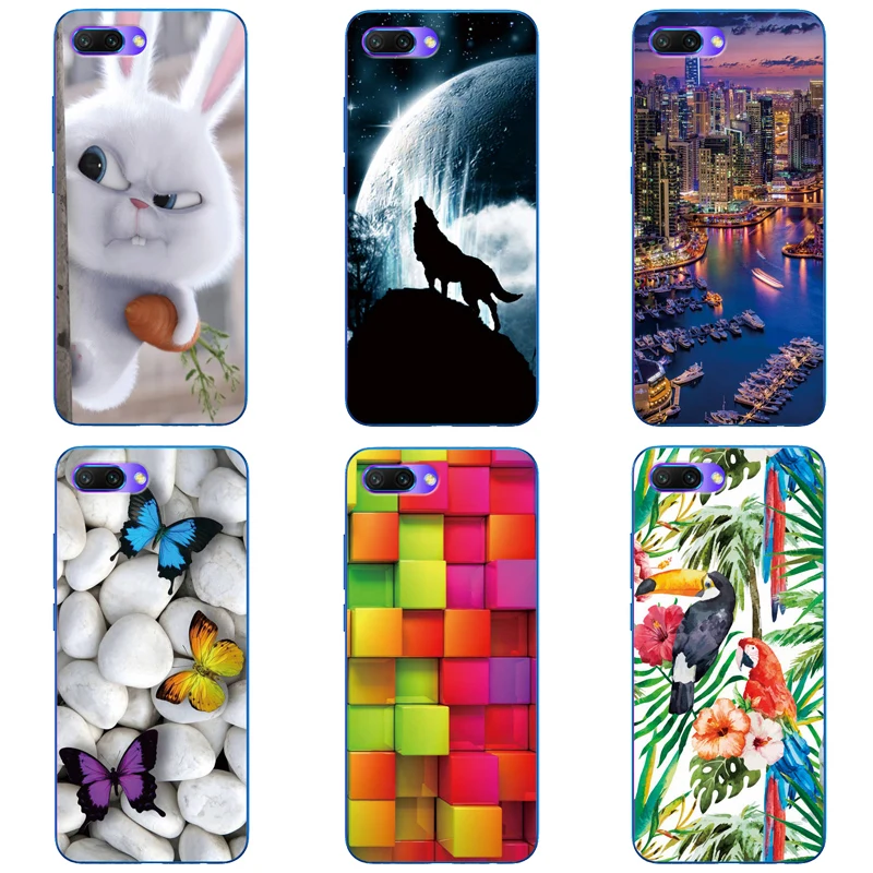 Cute Animal Patterned Case For Huawei Honor 10 5.84&quot Silicone Soft Protector Shell Back Cover Fundas |