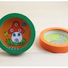 Huilong мультфильм Деревянный Баланс мяч игрушки ручной лабиринт игры для детей Вечерние игры карманная игра машина детей