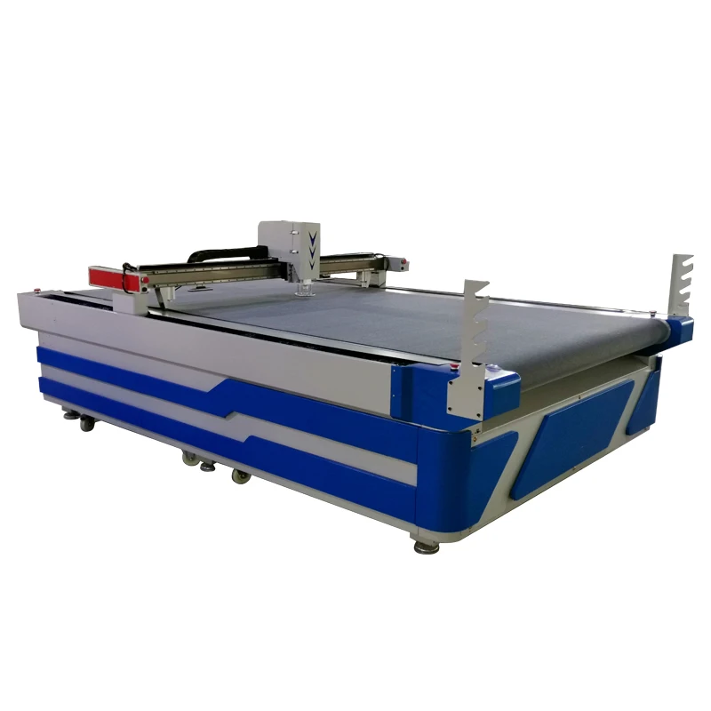 cnc automatic fabric vibrating cutter auto feeding cnc vibration knife cutting machine for