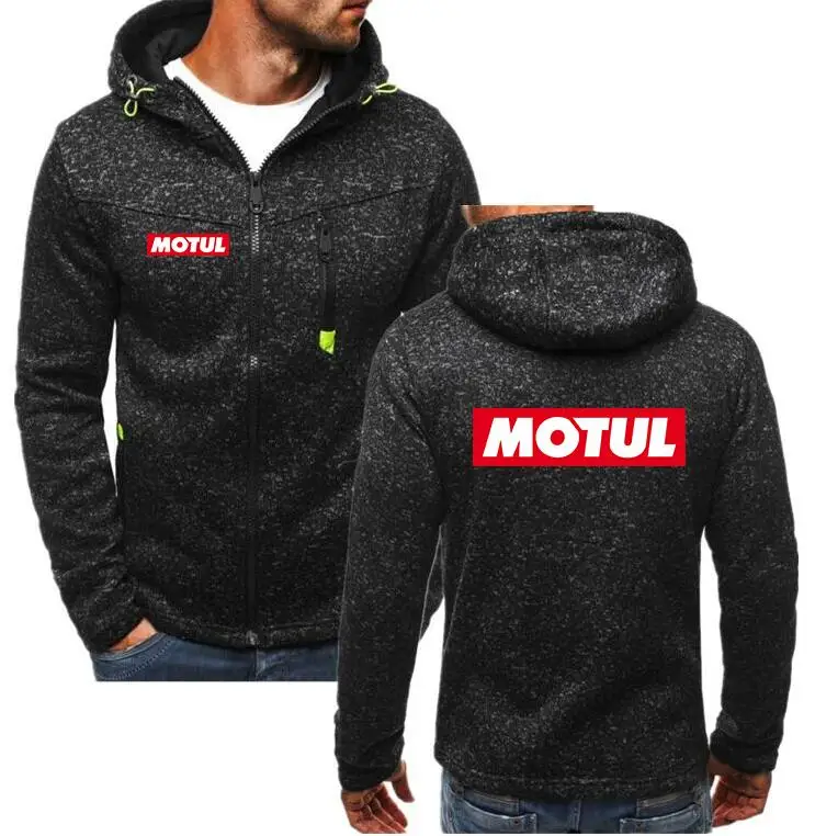 2019 Зима Новая мода MOTUL моторное масло логотип Толстовка для мужчин кардиган на
