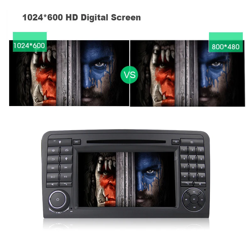 Cheap Android 8.0 4G 8 CORE CAR DVD player For Mercedes Benz GL ML CLASS W164 ML350 ML500 X164 GL320 GPS Double Din stereo radio wifi 34