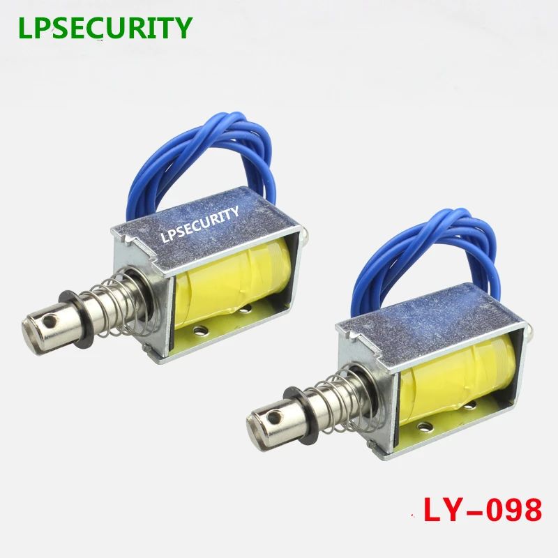 

LPSECURITY 1PC 12v small electric locks mini Electric Bolt Lock drawer small electronic cabinet file locker locks