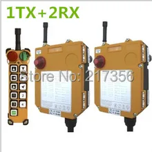 F24-10D(включает 1 передатчик+ 2 приемника)/10 каналов 2 скоростной подъемник крановое дистанционное управление беспроводной кран аппаратура дистанционного управления марки uting