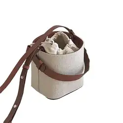 Новая сумка-мешок, пляжная сумка, плетеная Корейская версия, сумка-мессенджер, Портативная сумка через плечо