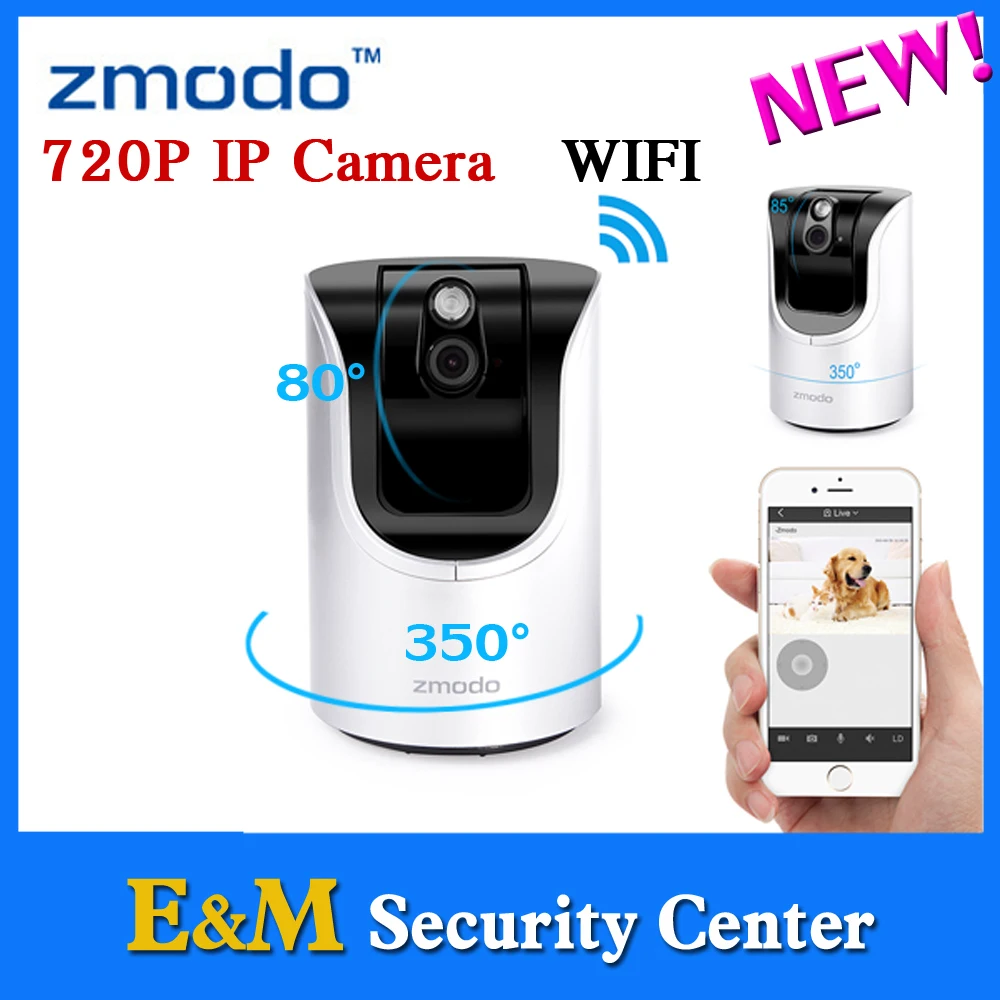 Zmodo 2015 new arrival 720P Color Sensor Home monitor IP Camera