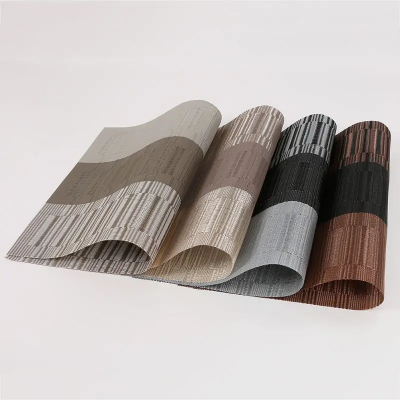 Multi-styles 4PCS PVC Dining Table Placemat Europe Style Kitchen Tool Tableware Pad Coaster Coffee Tea Place Mat Multi-styles 4PCS PVC Dining Table Placemat Europe Style Kitchen Tool Tableware Pad Coaster Coffee Tea Place Mat
