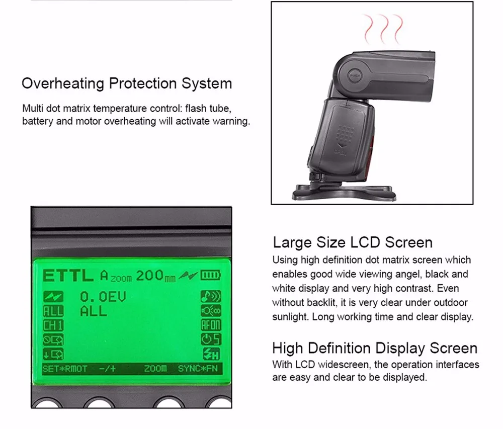 Pixel X800C Стандартный ttl HSS Беспроводная вспышка Speedlite и TF-361 беспроводной флэш-триггер для Canon 70D 300D 1000D 1100D DSLR камеры