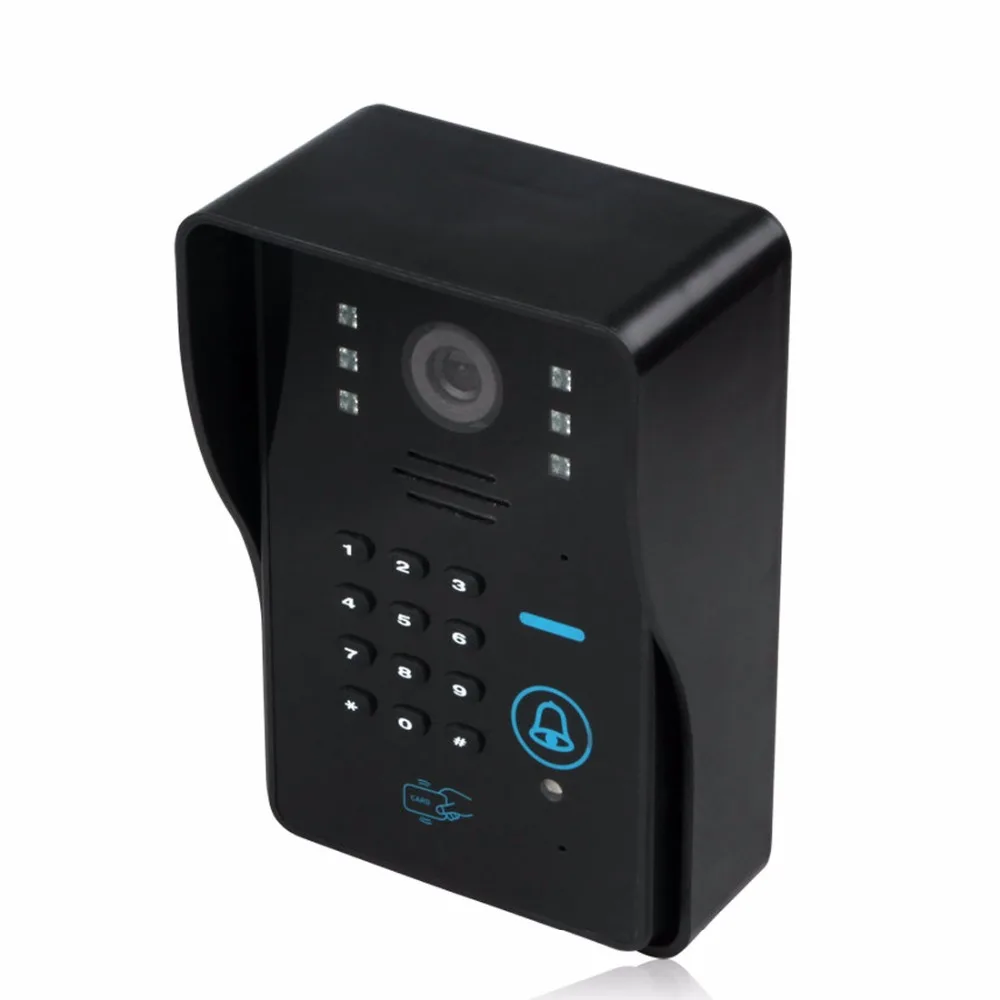 Europe Popular 7`` TFT Color Video door phone Intercom Doorbell System Kit IR Camera Doorphone Monitor Speakerphone Intercom Europe Popular 7`` TFT Color Video door phone Intercom Doorbell System Kit IR Camera Doorphone Monitor Speakerphone Intercom