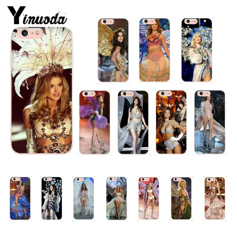 Yinuoda The Victoria's Secret TPU Soft Silicone Phone Case  for iPhone X XSMAX 6 6S 7 7plus 8 8Plus 5 5S XR 10 11 11pro 11promax