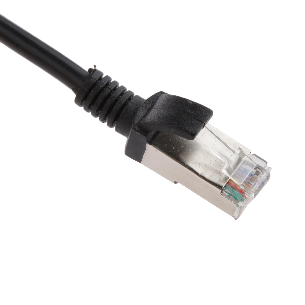 60 см RJ45 кабель папа-мама винт Панель Крепление Ethernet LAN Сетевой удлинитель M3x2 винт