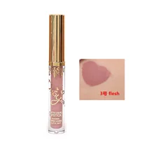 Жидкая губная помада Профессиональная водостойкая матовая губная помада металлический стиль Золотой Природа Красные Губы Макияж