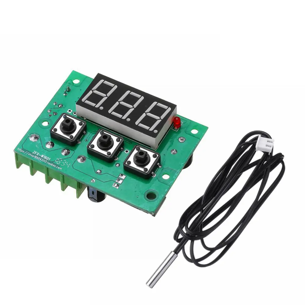 

DC12V Temperature Controller Temperature Control Board Module Semiconductor Refrigeration PID Heating With Display