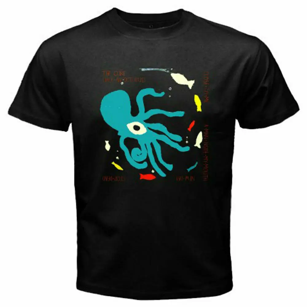 

New The Cure Half An Octopuss Album Cover Men's T-Shirt size S-2XLCheap Crew Neck Men'S Top Tee